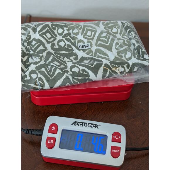 Jessica London Long Tunic 18W Green White Geometric Print Relaxed Full Coverage - Picture 9 of 9